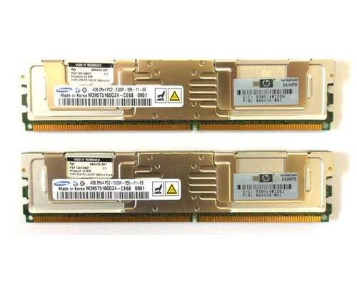 Memory RAM 2x 4GB HP Proliant & Workstation DDR2 667MHz ECC FULLY BUFFERED DIMM | 397415-B21 