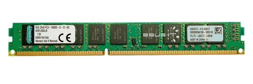 Memory RAM 1x 8GB Kingston ECC UNBUFFERED DDR3 2Rx8 1333MHz PC3-10600 UDIMM | KVR13E9L/8