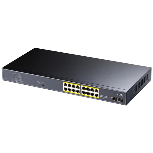 Switch Cudy 16x 1Gb 2x SFP 200 W PoE+