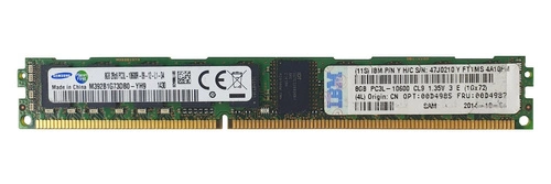 Memory RAM 1x 8GB Samsung ECC REGISTERED DDR3  1333MHz PC3-10600 RDIMM | M392B1G73DB0-YH9