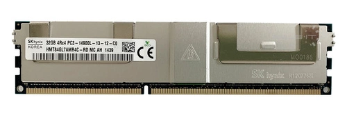 Memory RAM 1x 32GB Hynix ECC LOAD REDUCED DDR3  1866MHz PC3-14900 LRDIMM | HMT84GL7BMR4C-RD