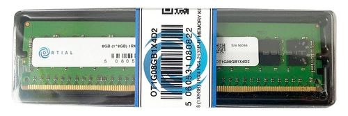 Memory RAM 1x 8GB Ortial ECC REGISTERED DDR4 1Rx4 2133MHz PC4-17000 RDIMM | OT1G08GB1X4D2
