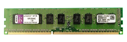 Memory RAM 1x 4GB Kingston ECC UNBUFFERED DDR3  1333MHz PC3-10600 UDIMM | KVR13E9/4HC