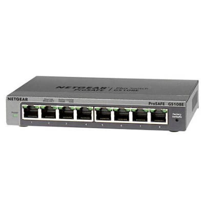 Switch Netgear GS108E-300PES 8x 10/100/1000