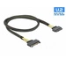 Delock Extension cable U.2 SFF-8639 male > U.2 SFF-8639 female 1m | 84518