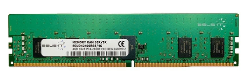 Memory RAM 1x 4GB ESUS IT ECC REGISTERED DDR4 1Rx8 2400MHz PC4-19200 RDIMM | ESUD42400RS8/4G