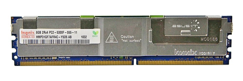 Memory RAM 1x 8GB Hynix ECC FULLY BUFFERED DDR2 667MHz PC2-5300 FBDIMM | HMP31GF7AFR4C-Y5D5