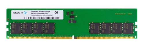 Memory RAM 1x 16 GB ESUS IT NON-ECC UNBUFFERED DDR5 4800MHz PC5-38400 UDIMM | ESUD54800US8/16G