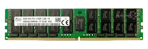 Memory RAM 1x 32GB Hynix ECC LOAD REDUCED DDR4  2133MHz PC4-17000 LRDIMM | HMA84GL7MMR4N-TF