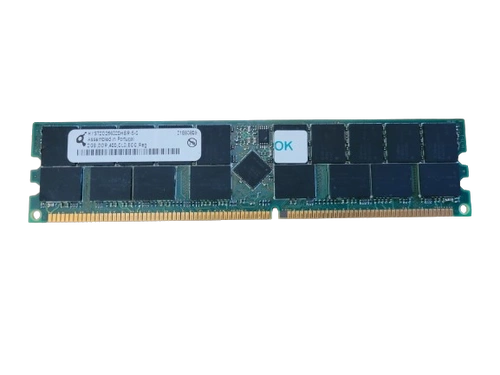 Memory RAM 1x 2GB QIMONDA ECC REGISTERED DDR2 400MHz PC2-3200 RDIMM | HYS72T256220HR