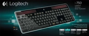 Wireless keyboard Logitech Wireless Solar Keyboard K750 QWERTZ