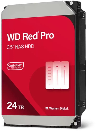 Hard Disk Drive Western Digital  RED PRO 3.5'' HDD 24TB 7200RPM SATA 6Gb/s 512MB | WD240KFGX