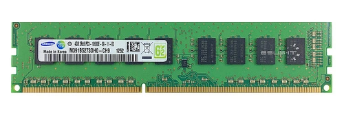 Memory RAM 1x 4GB Samsung ECC UNBUFFERED DDR3  1333MHz PC3-10600 UDIMM | M391B5273DH0-CH9