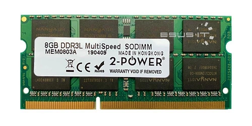 Memory RAM 1x 8GB 2-POWER SO-DIMM DDR3 1600MHz PC3-12800 | MEM5203S