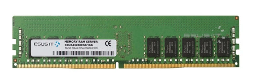 Memory RAM 1x 16GB ESUS IT DDR4 1Rx8 3200MHz PC4-25600 ECC UNBUFFERED  | ESUD43200ES8/16G