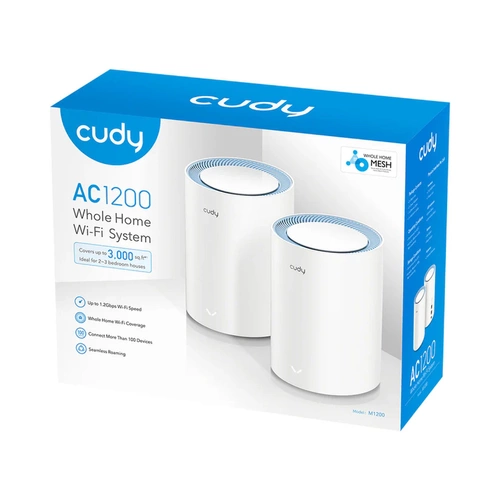 Access Point Cudy M1200(2-PACK) 2.4 GHz | 5 GHz 867 Mbps 802.11 a/b/g/n/ac