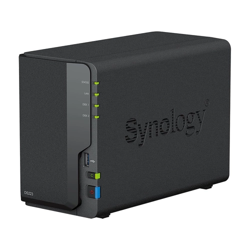NAS server Synology DS223 2x SSD | HDD SATA 2GB RAM