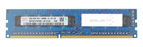 Memory RAM 1x 4GB Hynix ECC UNBUFFERED DDR3  1600MHz PC3-12800 UDIMM | HMT351U7BFR8C-PB