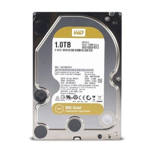 Hard Disk Drive Western Digital GOLD 3.5'' HDD 1TB 7200RPM SATA 6Gb/s 128MB | WD1005FBYZ