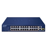 Switch Planet FGSD-2621P 8x 100Mb 2x RJ-45/SFP 120 W PoE+