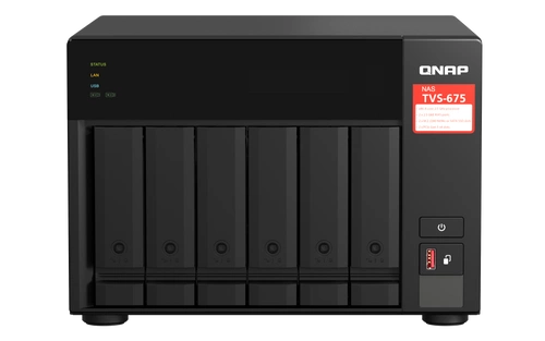 NAS server QNAP TVS-675-8G 6x SSD | HDD SATA 8GB RAM