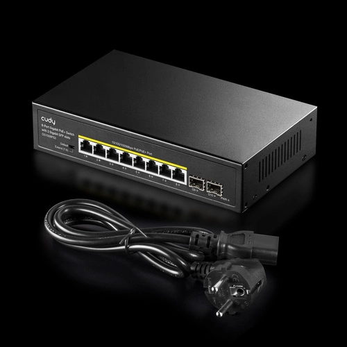 Switch Cudy GS1008PS2 8x 1Gb 2x SFP 120 W PoE+
