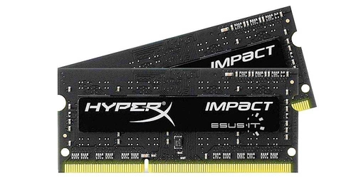 Memory RAM 2x 4GB Kingston SO-DIMM DDR3 1600MHz PC3-12800 | HX316LS9IBK2/8