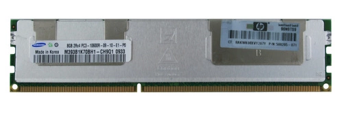 Memory RAM 1x 8GB Samsung ECC REGISTERED DDR3  1333MHz PC3-10600 RDIMM | M393B1K70BH1-CH9