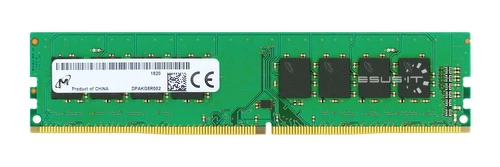 Memory RAM 1x 4GB Micron NON-ECC UNBUFFERED DDR4 2666MHZ PC4-21300 UDIMM | MTA9ASF51272AZ-2G6