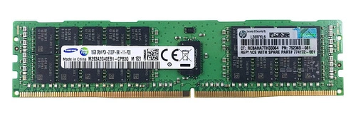 Memory RAM 1x 16GB Samsung ECC REGISTERED DDR4 2133MHz PC4-17000 RDIMM | M393A2G40EB1-CPB