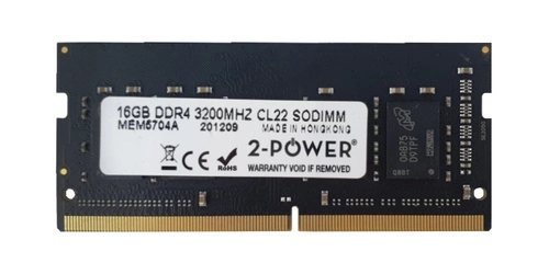 Memory RAM 1x 16GB 2-POWER SO-DIMM DDR4 3200MHz PC4-25600 | MEM5704A