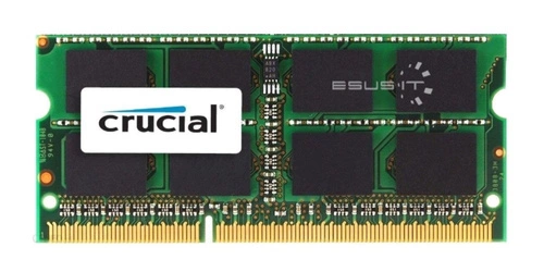 Memory RAM 1x 8GB Crucial SO-DIMM DDR3 1600MHz PC3-12800 | CT102464BF160B.M16FP
