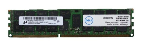 Memory RAM 1x 16GB DELL PowerEdge & Precision Workstation DDR3 1600MHz ECC REGISTERED DIMM | SNP20D6FC/16G 