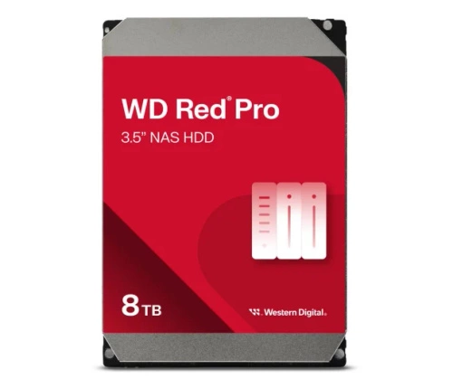 Hard Disk Drive Western Digital RED PRO 3.5'' HDD 8TB 7200RPM SATA 6Gb/s 256MB | WD8005FFBX 