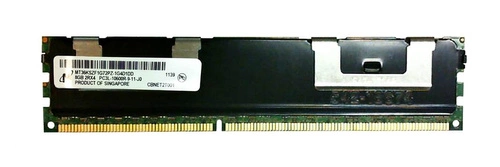 Memory RAM 1x 8GB Micron ECC REGISTERED DDR3 2Rx4 1333MHz PC3-10600 RDIMM | MT36KSZF1G72PZ-1G4