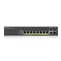 Switch Zyxel GS2220-10HP-EU0101F 8x 1Gb 2x RJ-45/SFP combo ports 180W PoE+