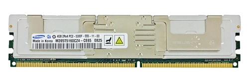 Memory RAM 1x 4GB Samsung ECC FULLY BUFFERED DDR2 667MHz PC2-5300 FBDIMM | M395T5160CZ4-CE65