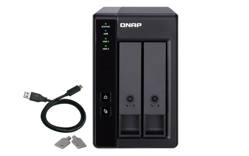 QNAP TR-002 2x SSD | HDD 3.5” expansion unit