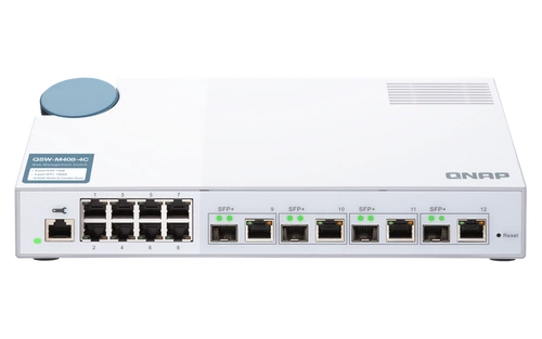 Switch QNAP QSW-M408-4C 8x 1Gb 4x RJ-45/SFP+