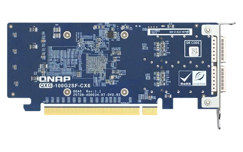 Network Card QNAP QXG-100G2SF-CX6 2x QSFP28 100Gbps