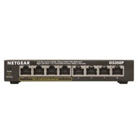 Switch Netgear GS308P-100PES | 192 kB | 16 Gb/s | 8x Ethernet Port