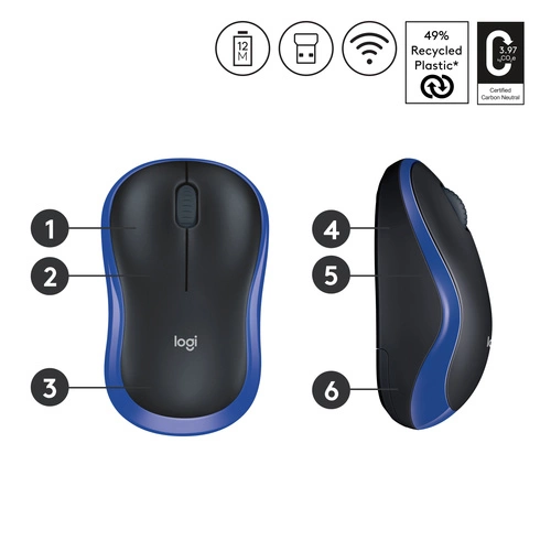 Wireless mouse Logitech M185 910-002239
