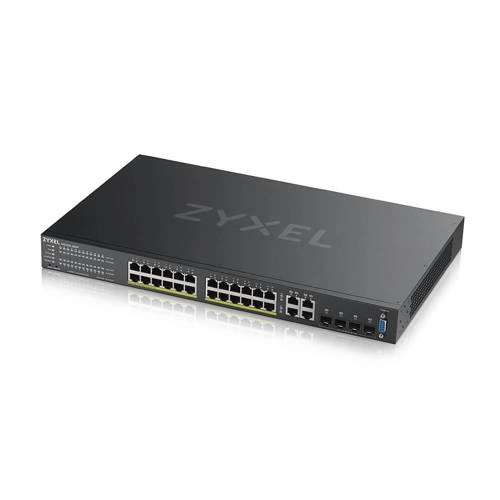 Switch Zyxel GS2220-28HP-EU0101F 24x 1Gb 4x RJ-45/SFP combo ports 375W PoE+