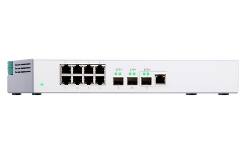 Switch QNAP QSW-308-1C 8x RJ-45 10/100/1000 Mbps 1x RJ-45/SFP+ 2x SFP+
