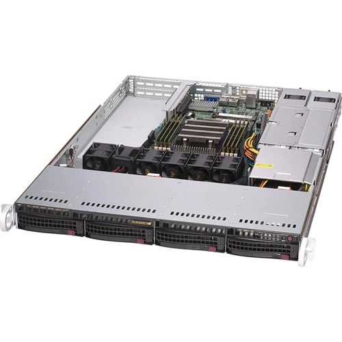 Server platform Supermicro 1U 1014S-WTRT AS-1014S-WTRT AMD x 1 DDR4 x 8 4 x 3.5" SATA PSU 1+1