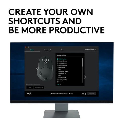 Wireless mouse Logitech M720 910-004791