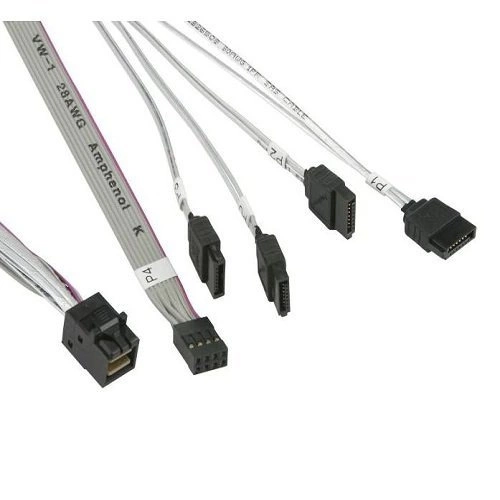 Supermicro Cable Cross-Over Mini SAS HD to 4 SATA, 55cm | CBL-SAST-0631