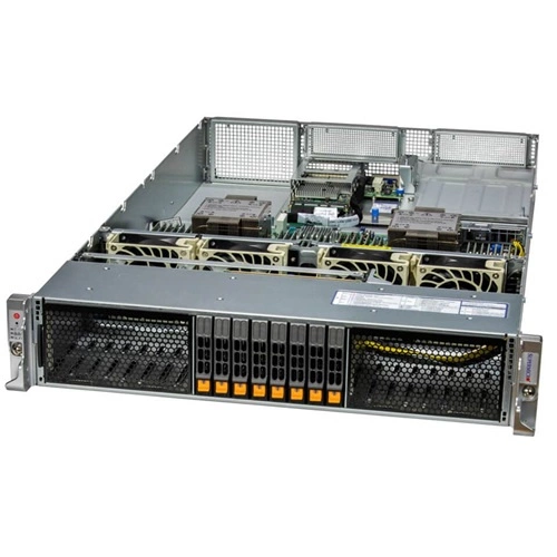 Server platform Supermicro 2U 221H-TNR SYS-221H-TNR Intel x 2 DDR5 x 32 8 x 2.5" SATA/SAS/NVME PSU 1+1