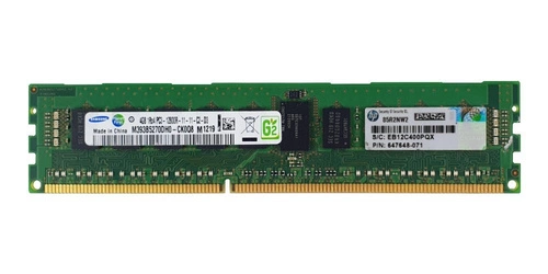 Memory RAM 1x 4GB Samsung ECC REGISTERED DDR3 1Rx4 1600MHz PC3-12800 RDIMM | M393B5270DH0-CK0
