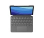 Wired keyboard Logitech Combo Touch QWERTZ